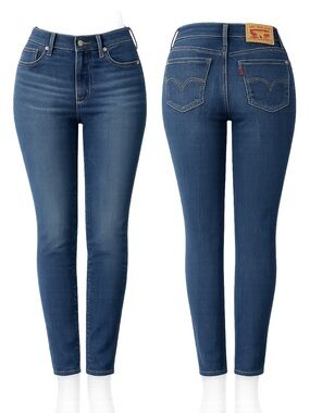 Levi's 311 Shaping Skinny Dark Blue Indigo Denim Jeans - Size 29